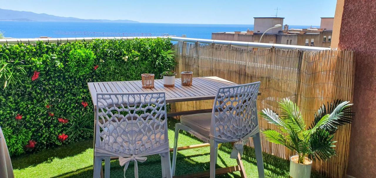 Appartement Ajaccio Vue Mer Panoramique 외부 사진