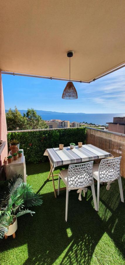 Appartement Ajaccio Vue Mer Panoramique 외부 사진